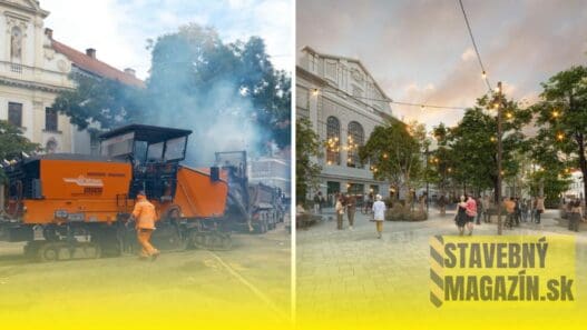 Bratislava: Projekt Živé námestie ožíva. Začala prvá etapa stavebných prác